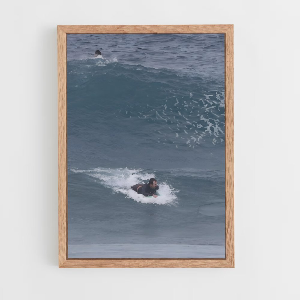 Poster Surfing the Pipeline – affiche Bodyboard (vue 4)